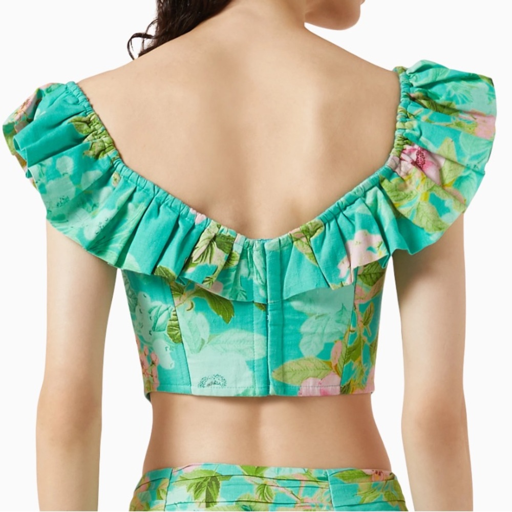NWT - HEMANT & NANDITA Tropical Corset - Picture 3 of 7